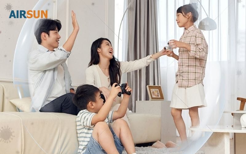 Cấp khí tươi bảo vệ gia đình khỏi ô nhiễm bên ngoài