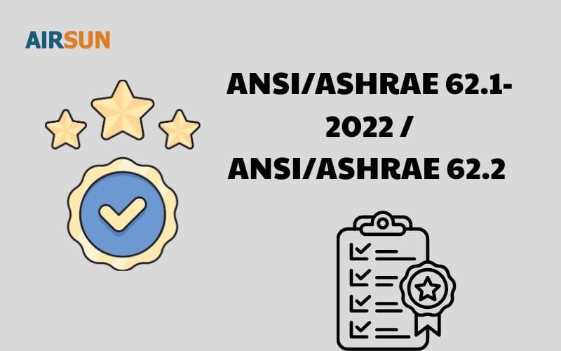 Tiêu chuẩn máy cấp khí tươi gia đình quốc tế