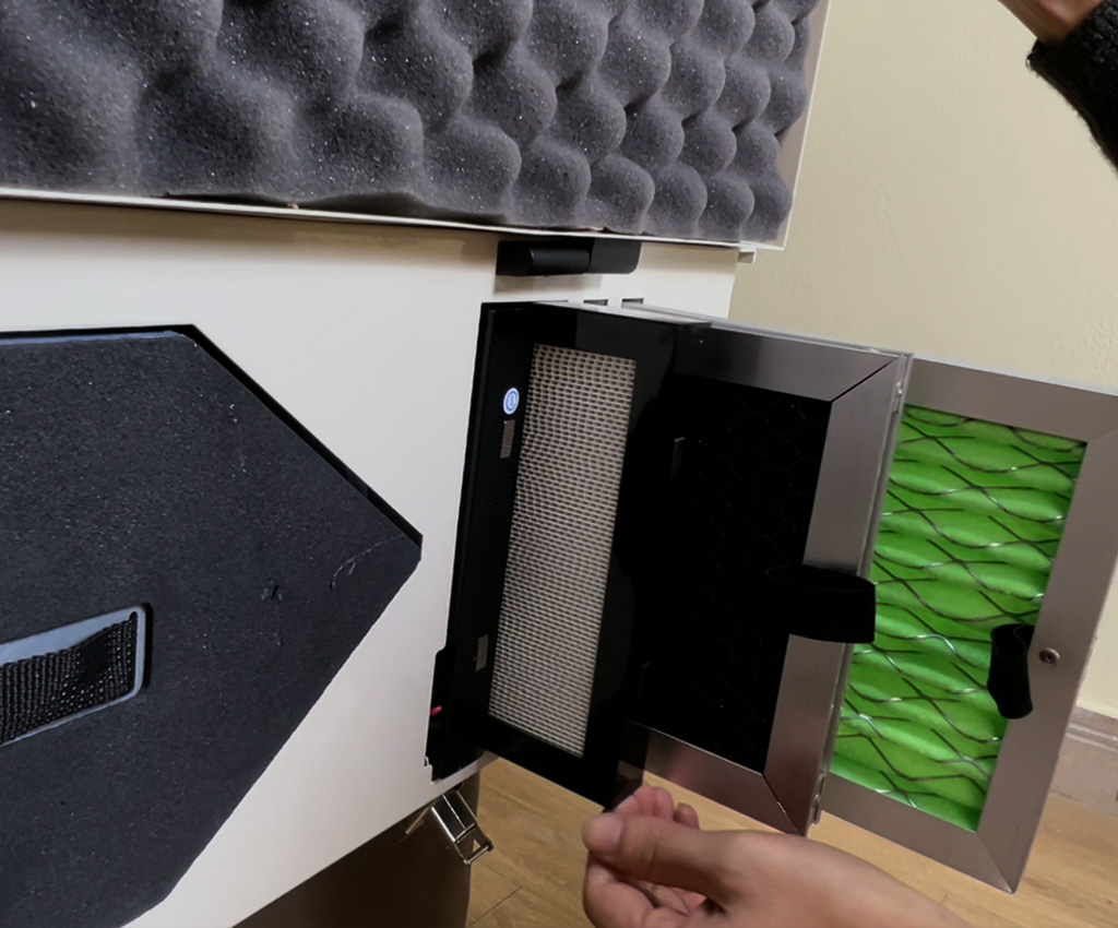 Tháo và vệ sinh bộ lọc